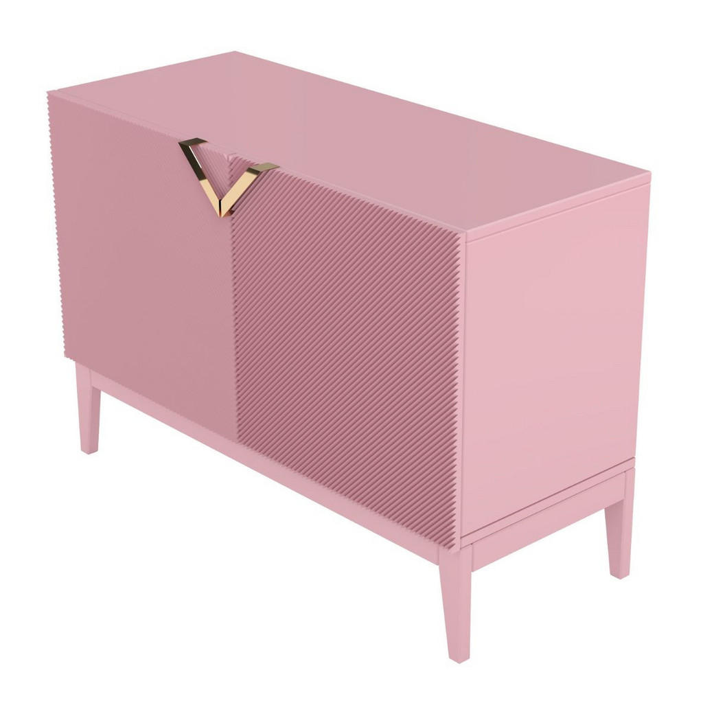 Thumbnail - Visby Sideboard, Rosa, Holz, Holzwerkstoff, 100.5x70x42 cm, Wohnzimmer, Kommoden & Sideboards, Sideboards