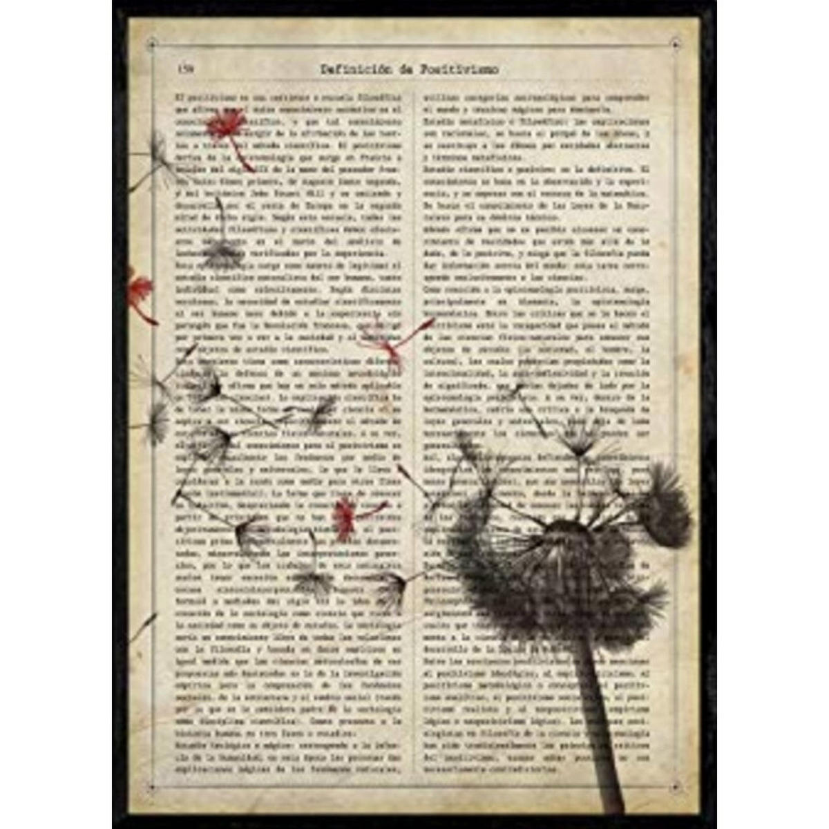 POSTER Löwenzahn A4 Rahmenlos - Klar, Papier (29.7/5/21cm) - Nacnic