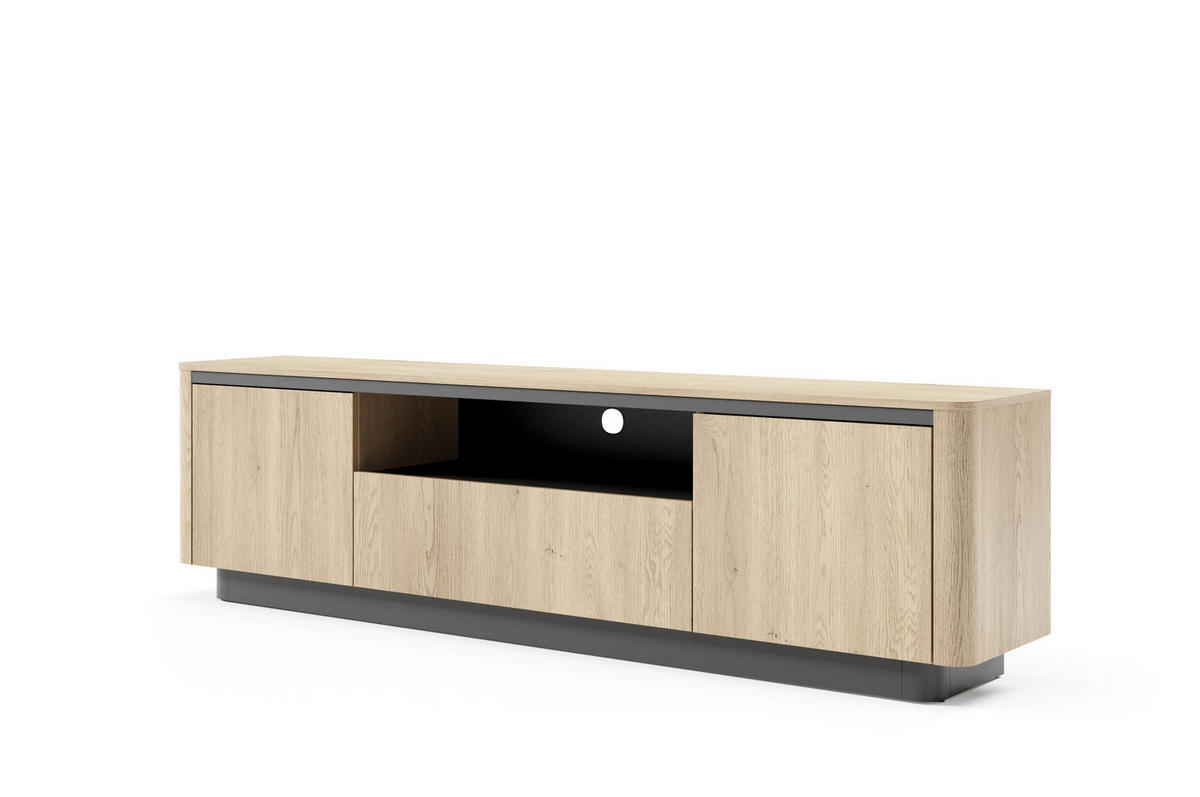TV-LOWBOARD TORRO Beige 200x38x55 cm - Beige, Holzwerkstoff (200/55/38cm) - FURNLUX
