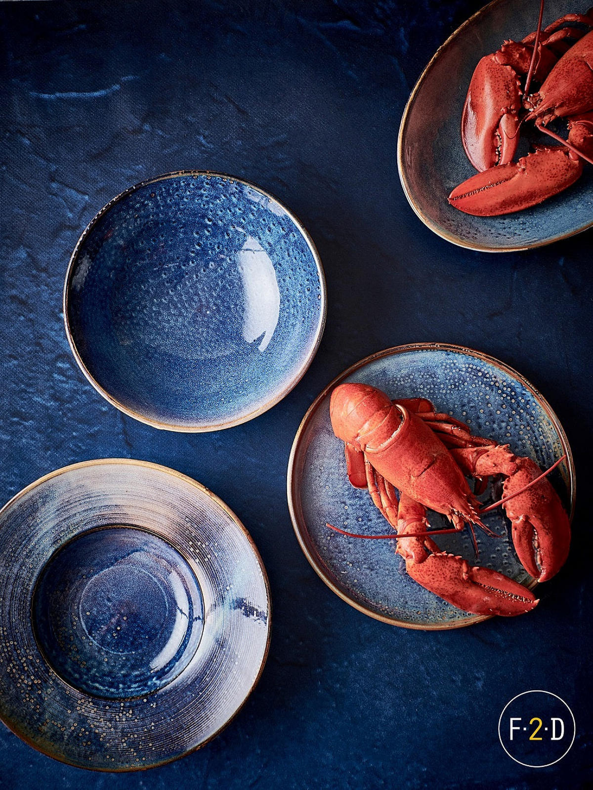 GESCHIRRSET12-TEILIG GESCHIRRSETNova - 12-teilig / 4 Personen - 4 Speiseteller, 4 FRÜHSTÜCKTELLER und 4 SUPPENTELLER - Blau, Keramik (2/2/1cm)