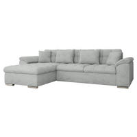 ECKSOFA Diana Premium, Seite: Links - Greige, Holz/Textil (280/160cm) - MIRJAN24