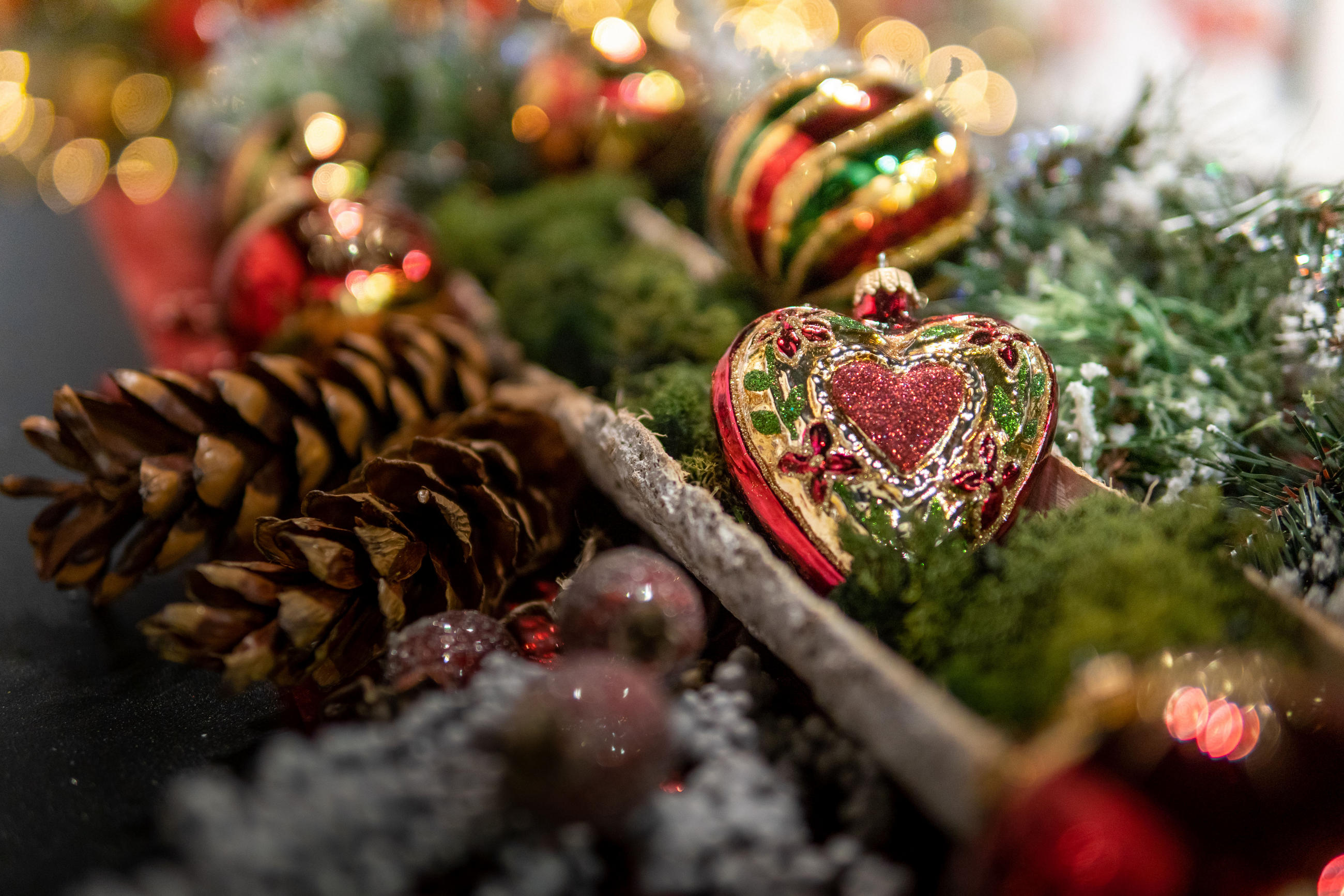 CHRISTBAUMKUGELN Herz- und Sternendesign Mehrfarbig 10cm (Glas / 9 Stk.) - Multicolor, Glas (8/10/8cm) - Krebs Glas Lauscha