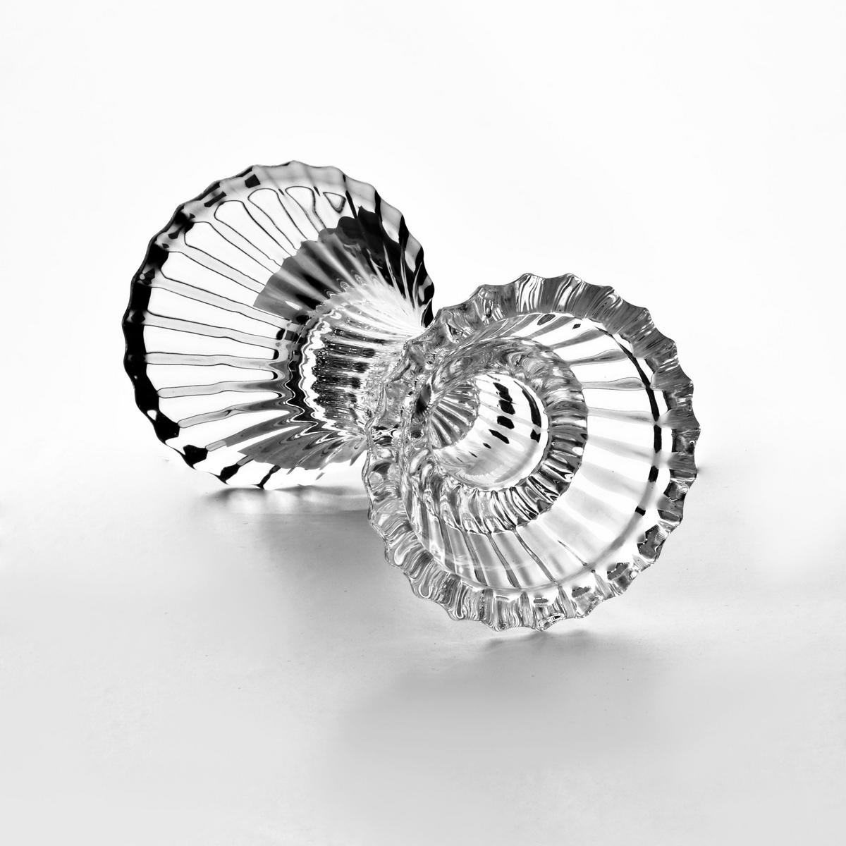 KERZENHALTER Patricia Transparent 7/7/13.2 cm Glas - Transparent, Glas (7/13.2/7cm) - Mondex