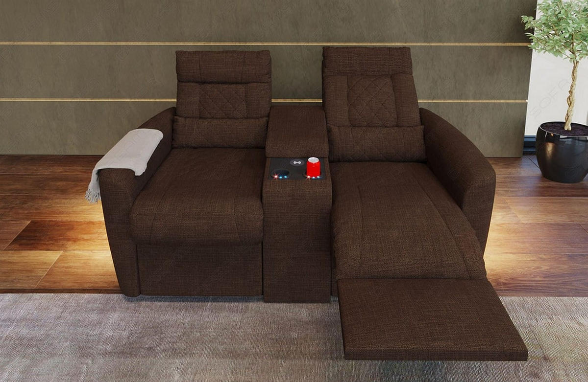 KINOSESSEL Kinosessel Relax Braun - Braun, Kunststoff (190/94/92cm)