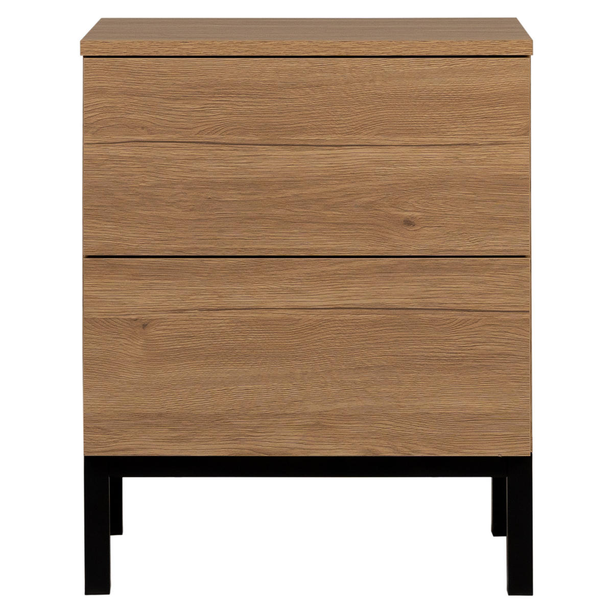 NACHTTISCH Kolb Natur 45 cm x 55 cm - Braun, Holzwerkstoff (45/55/40cm) - Kenay Home