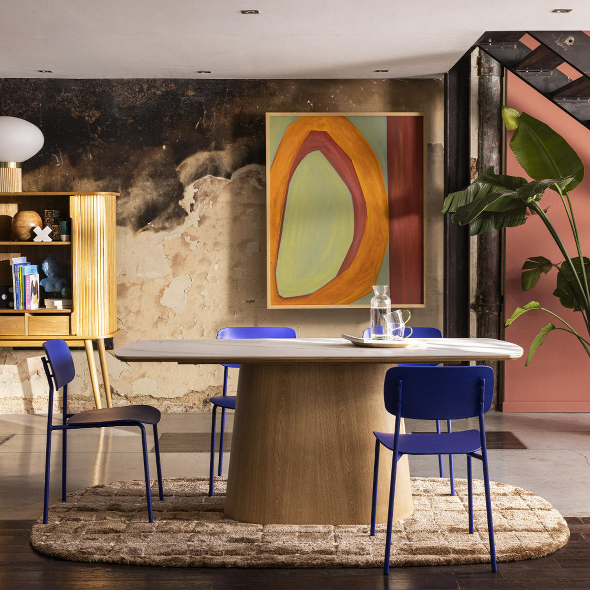 ESSTISCH - Klares Holz - Eschefarben, Holz (180/90/76cm) - Drawer