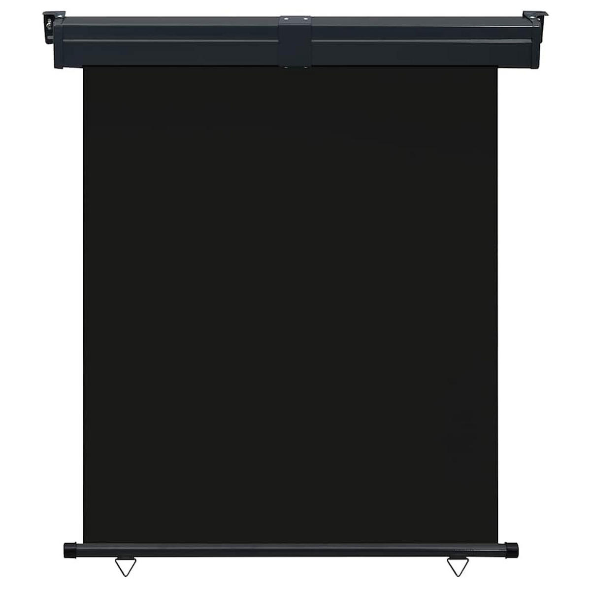 BALKON-SEITENMARKISE 145x250 cm Schwarz - Schwarz, Textil (145/5/250cm) - furnicato