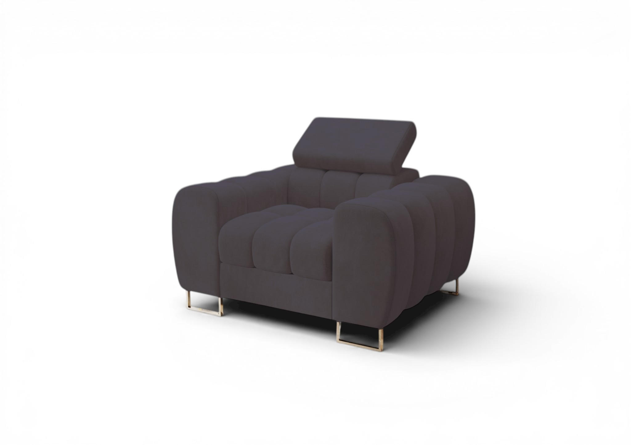 Fun Möbel Sessel Dunkelgrau 115x95x97 cm
