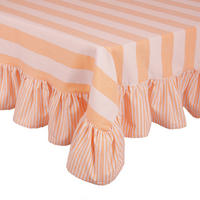 TISCHDECKE Little Italy 170x300 cm - Weiß/Orange, Textil (300/170cm) - Butlers