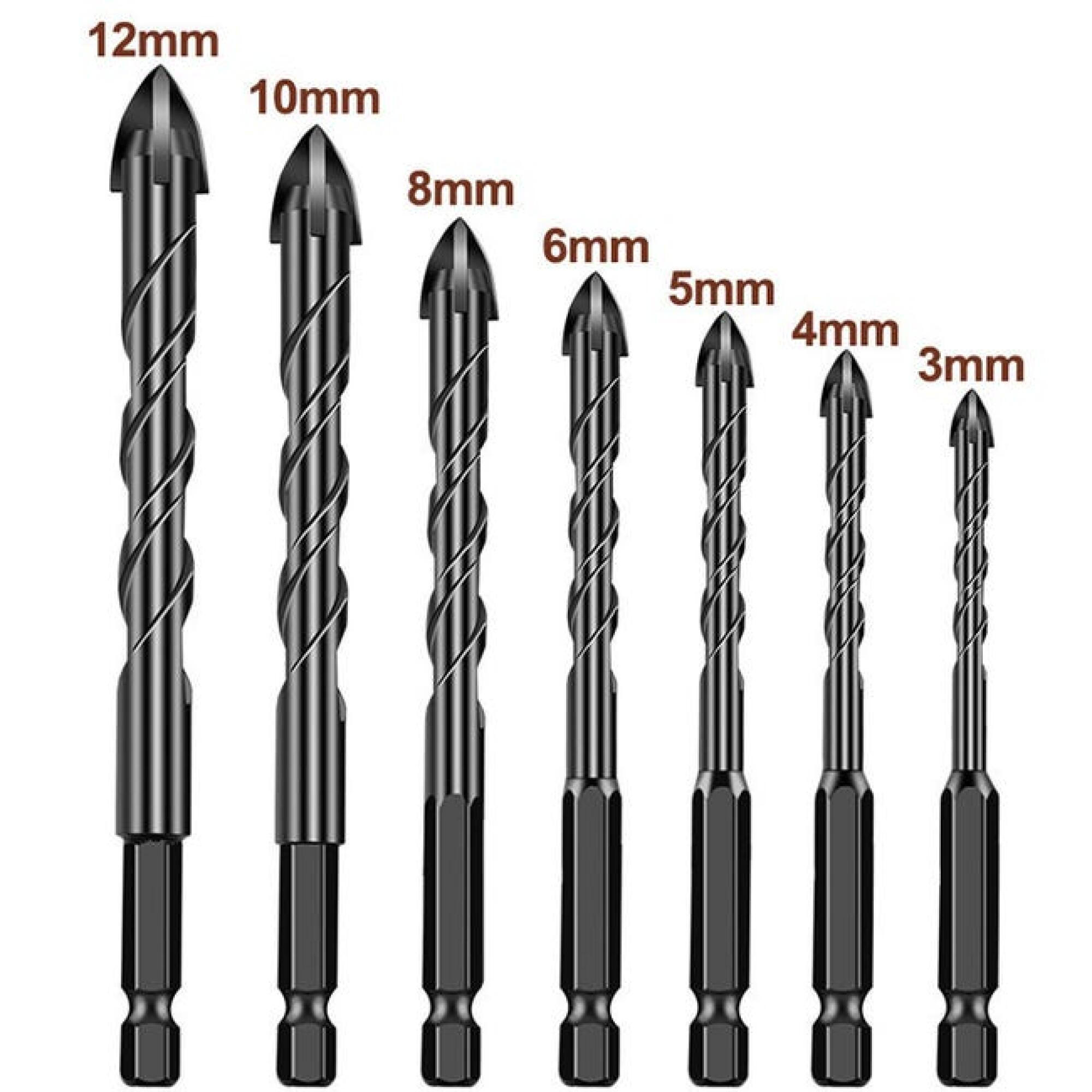 DCA Bohrer Schwarz 8x5x13 cm