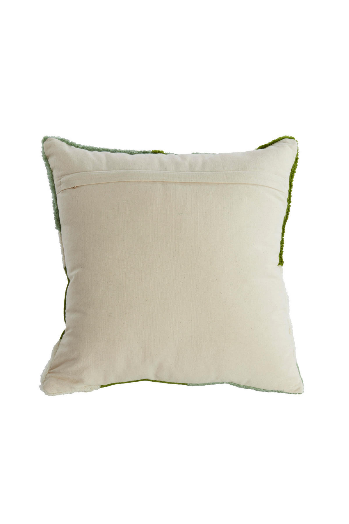 DEKOKISSEN Tofna Grün 45/45/10 cm - Grün, Textil (45/45cm) - Light & Living