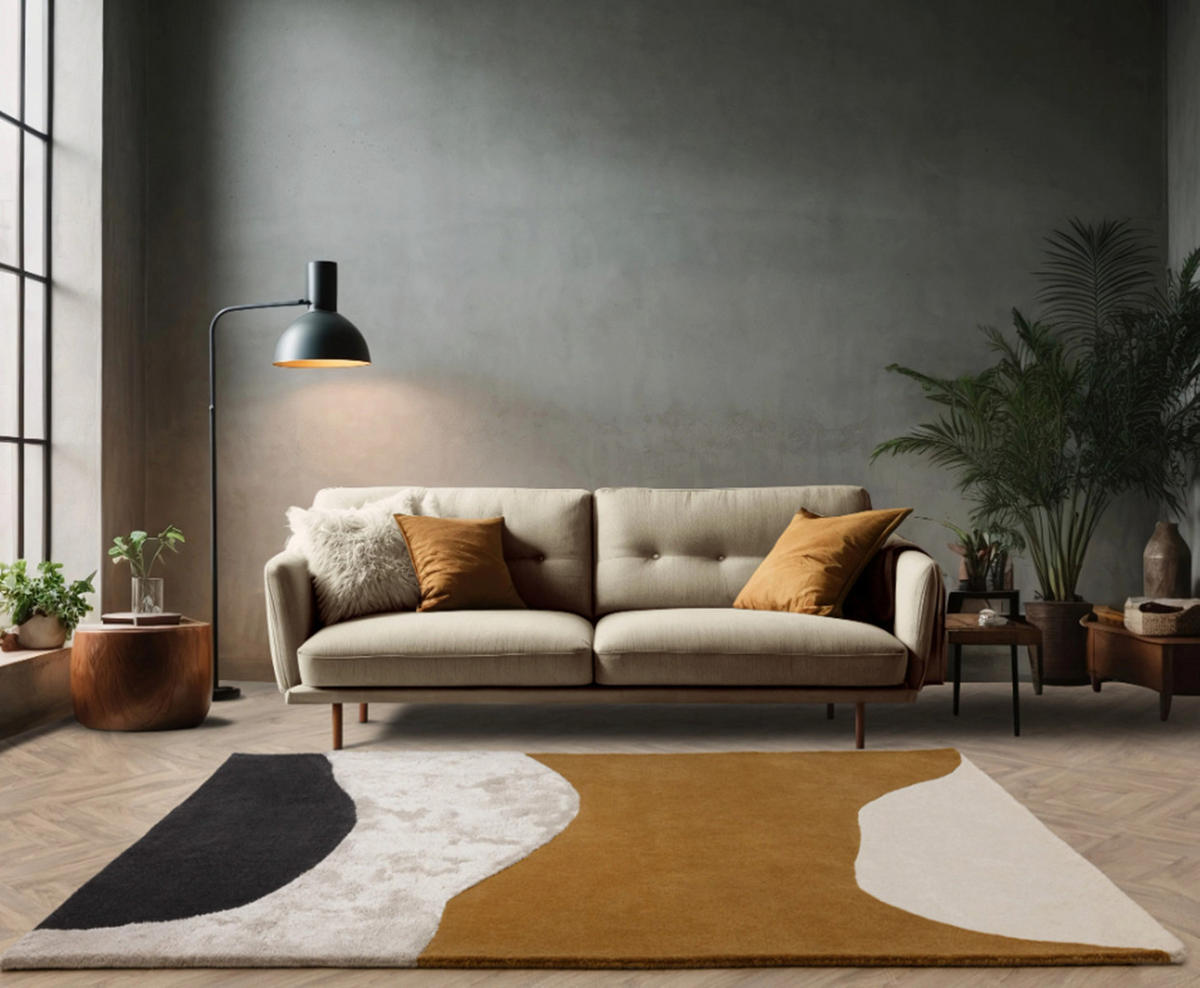 TEPPICH handgetuftet MOKA Braun 200 x 290 cm - Braun, Naturmaterialien (200/290cm) - Novatrend