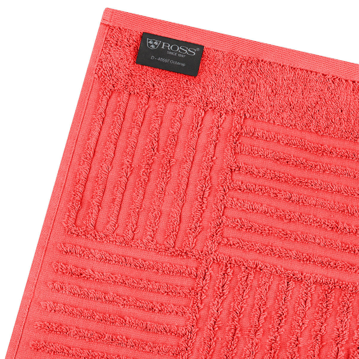 FROTTIERSET Carre 4-teilig - Rot, Textil (50/100cm) - Ross