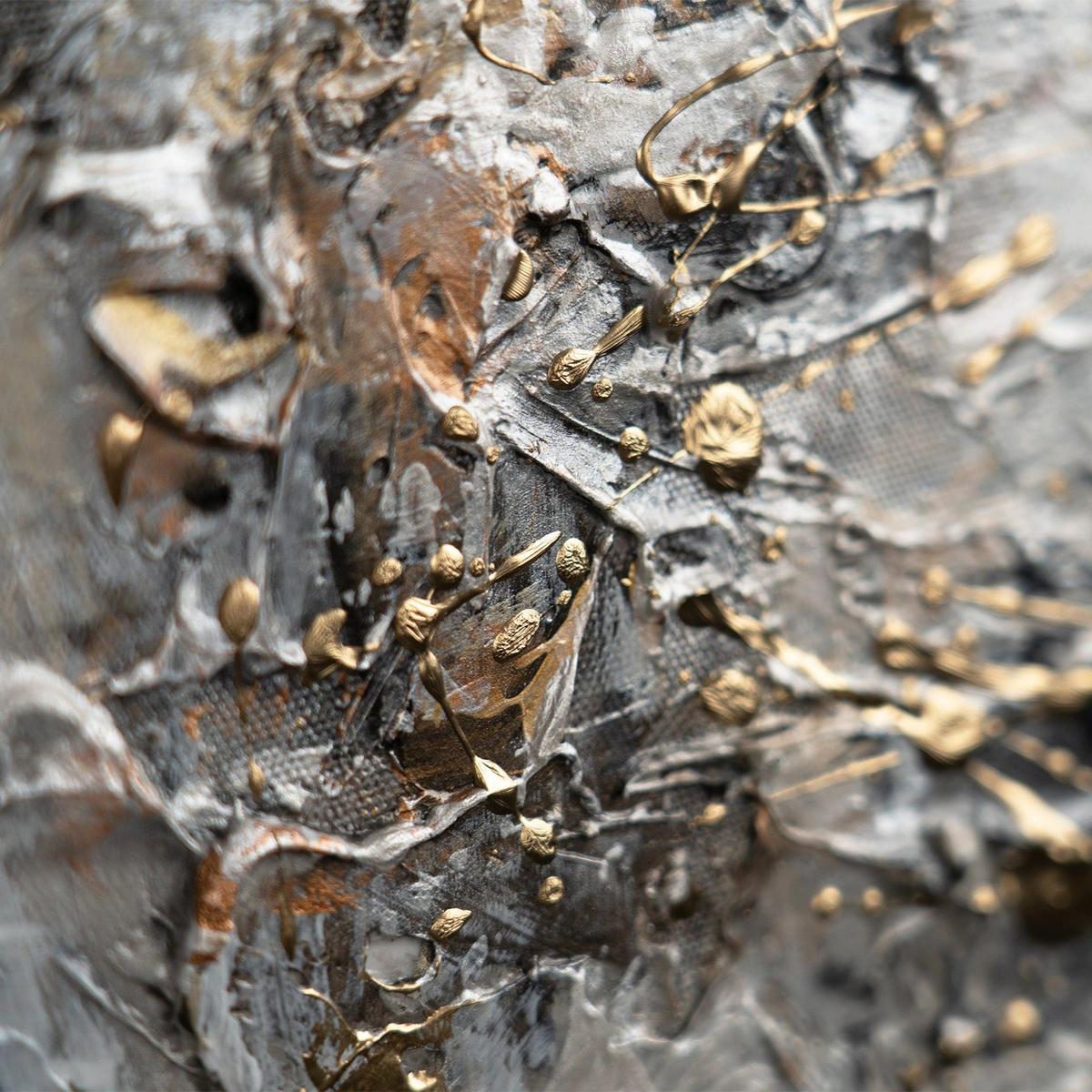 GEMÄLDE Goldene Flügel Schattenfugenrahmen Beige 140x100 cm - Beige, Holz (140/100cm) - YS-art gallery