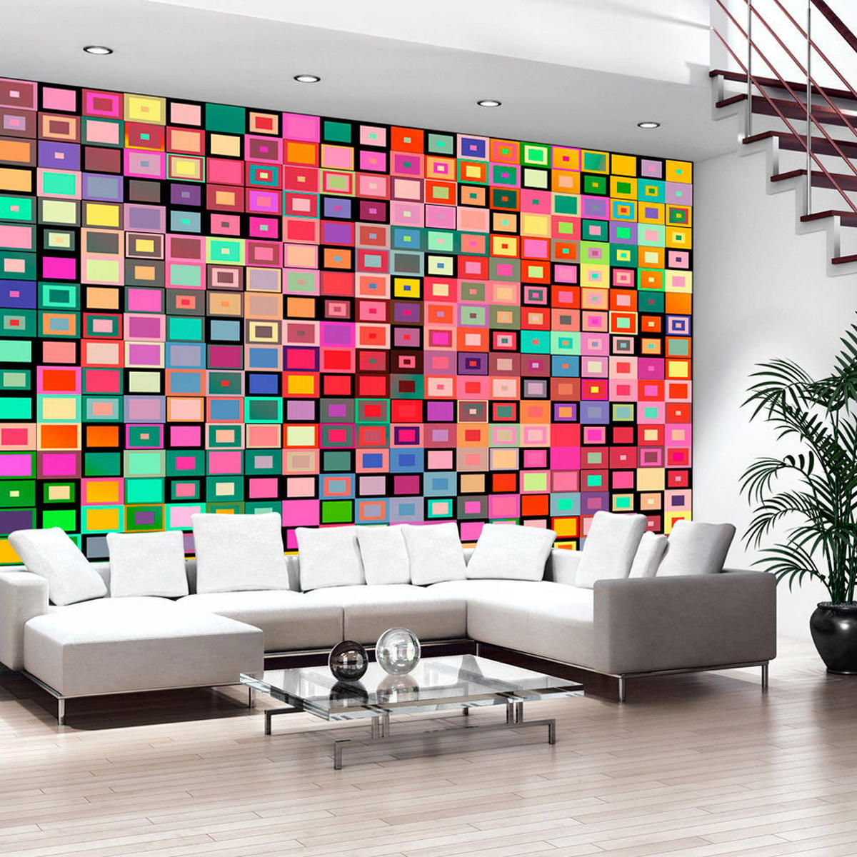 VLIESTAPETE 100/70 cm - Multicolor, Textil (100/1cm) - KUNSTLOFT