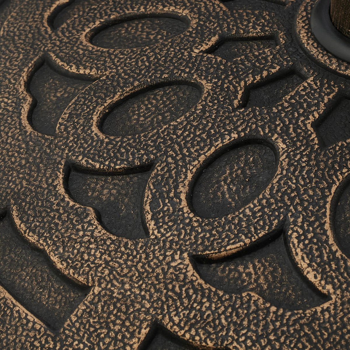 SCHIRMSTÄNDER - Schwarz, Kunststoff/Metall (49/49cm) - Relaxdays