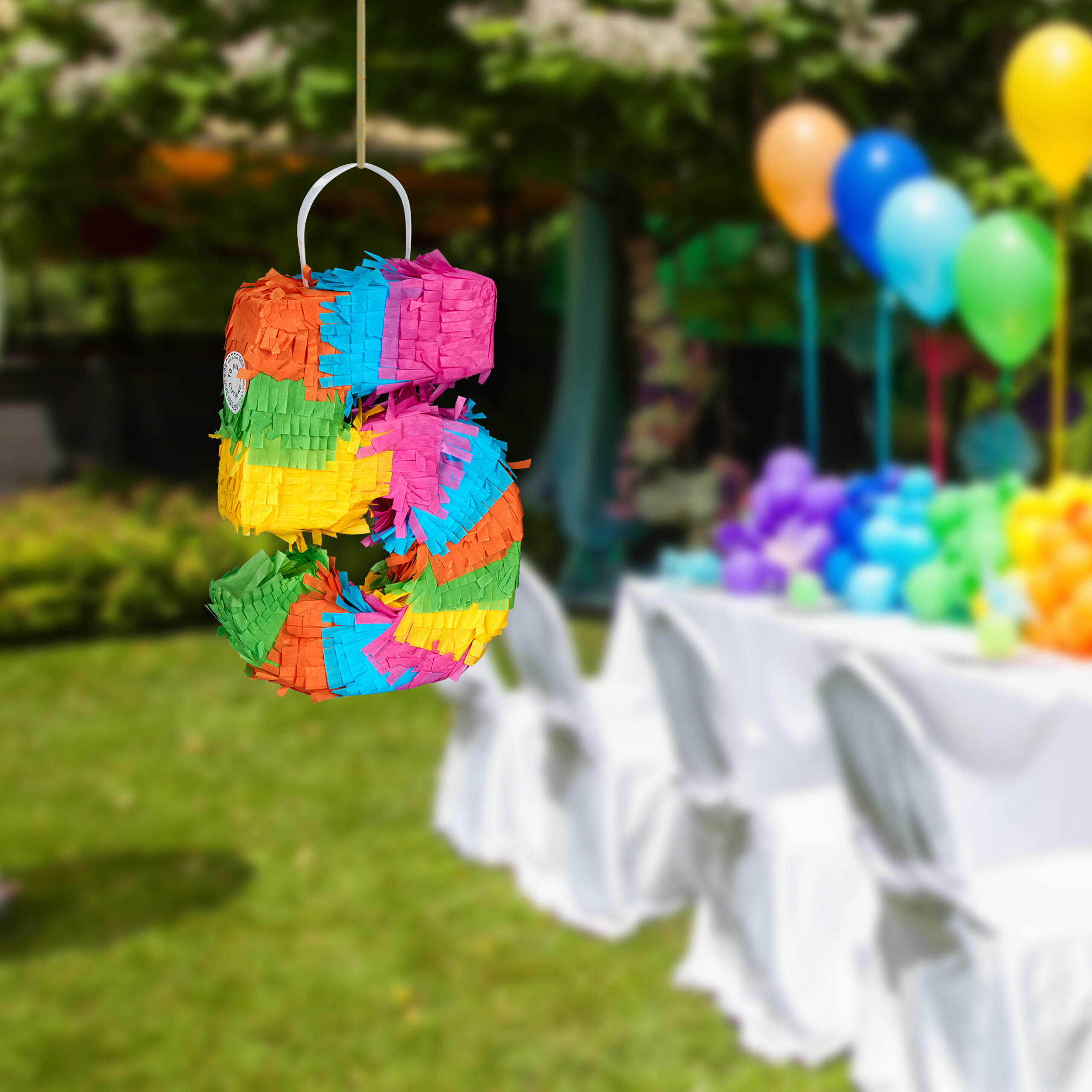 PINATA - Multicolor, Papier/Wellpappe (15/20.5/4.5cm) - Relaxdays