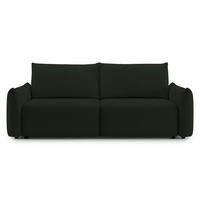SCHLAFSOFA Theolla Grün - Schwarz/Grün, Textil/Metall (248/97/111cm) - Selsey
