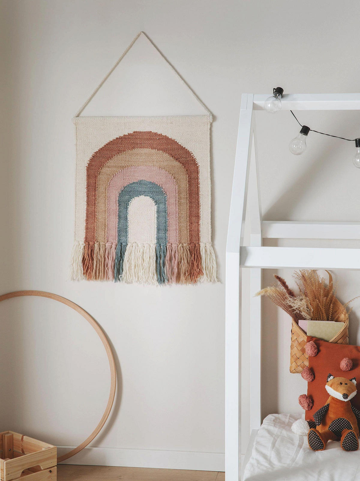 WANDDEKO Rainbow Multicolor 50x50 cm - Multicolor, Textil (50/50cm) - Lytte