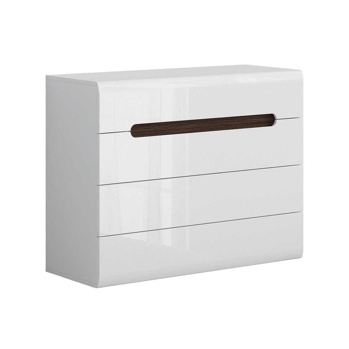 KOMMODE Darrel Weiß - Weiß, Holzwerkstoff (105/84/41cm) - Petits-meubles