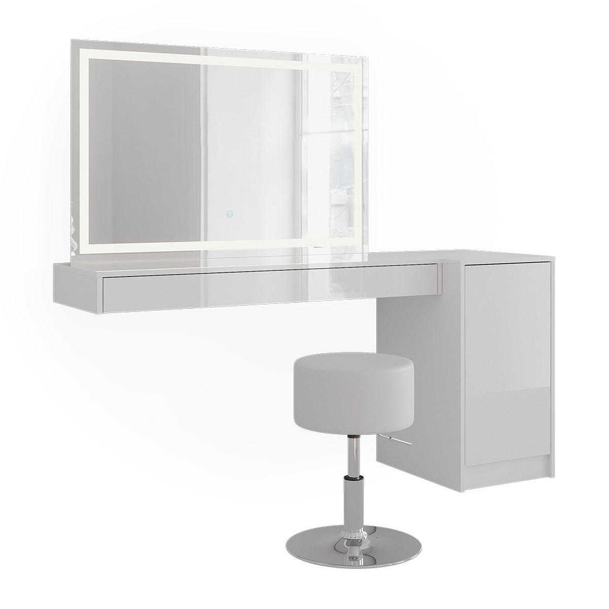 TOALETNÍ STOLEK Sherry Bílá - bílá, kompozitní dřevo (120/12/40.1cm) - Vicco