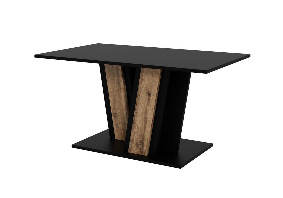 COUCHTISCH 100 cm Schwarz - Schwarz, Holzwerkstoff (60/100/55cm) - Home Collective