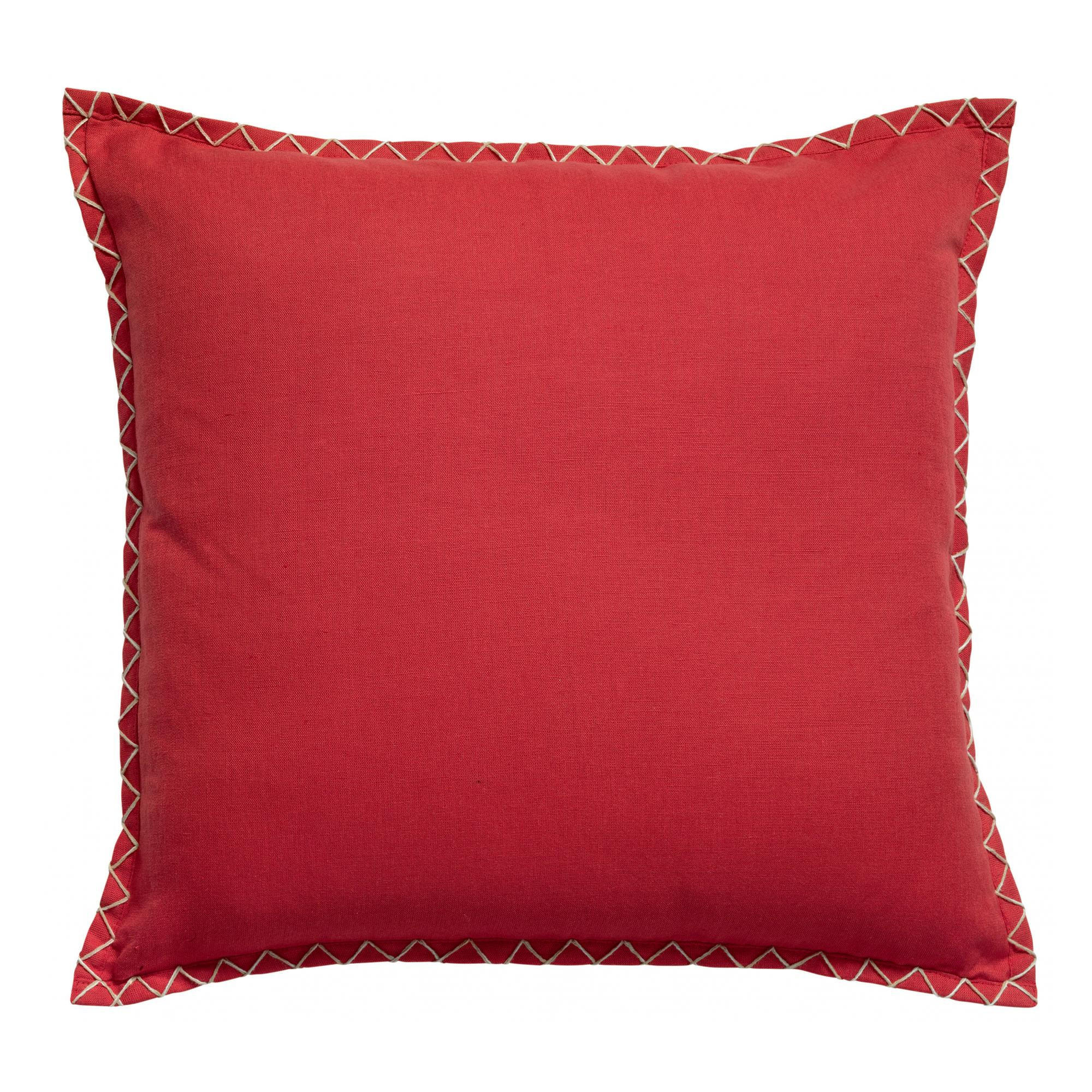 KISSEN Nala grosielle 45 x 45 cm - Rot, Textil (45/45cm) - Vivaraise