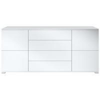 SIDEBOARD Rova Weiß matt - Weiß, Holzwerkstoff (166.5/75.5/35cm) - Vladon