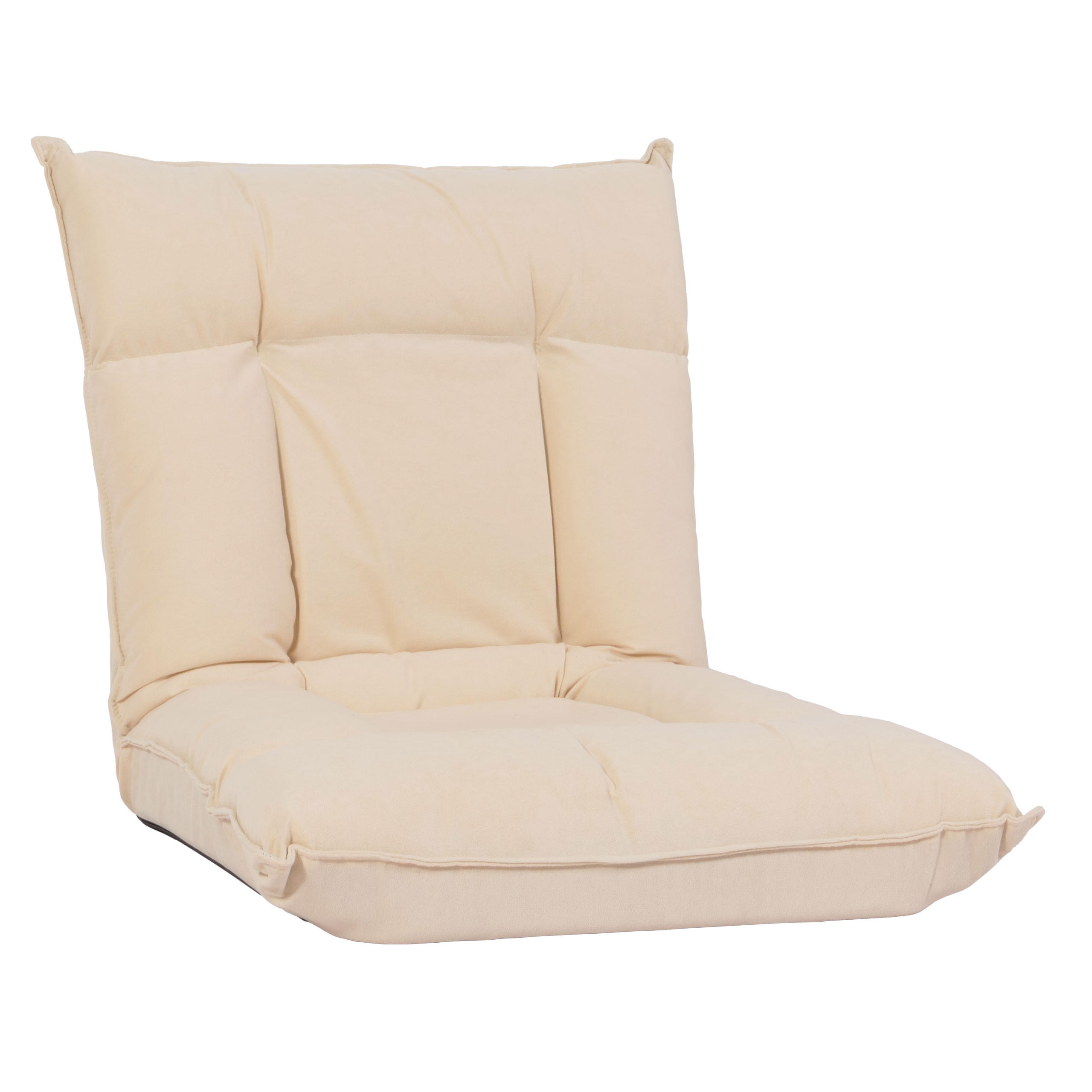 BODENSESSEL Beige - Beige, Textil (110/14/57cm) - MCW