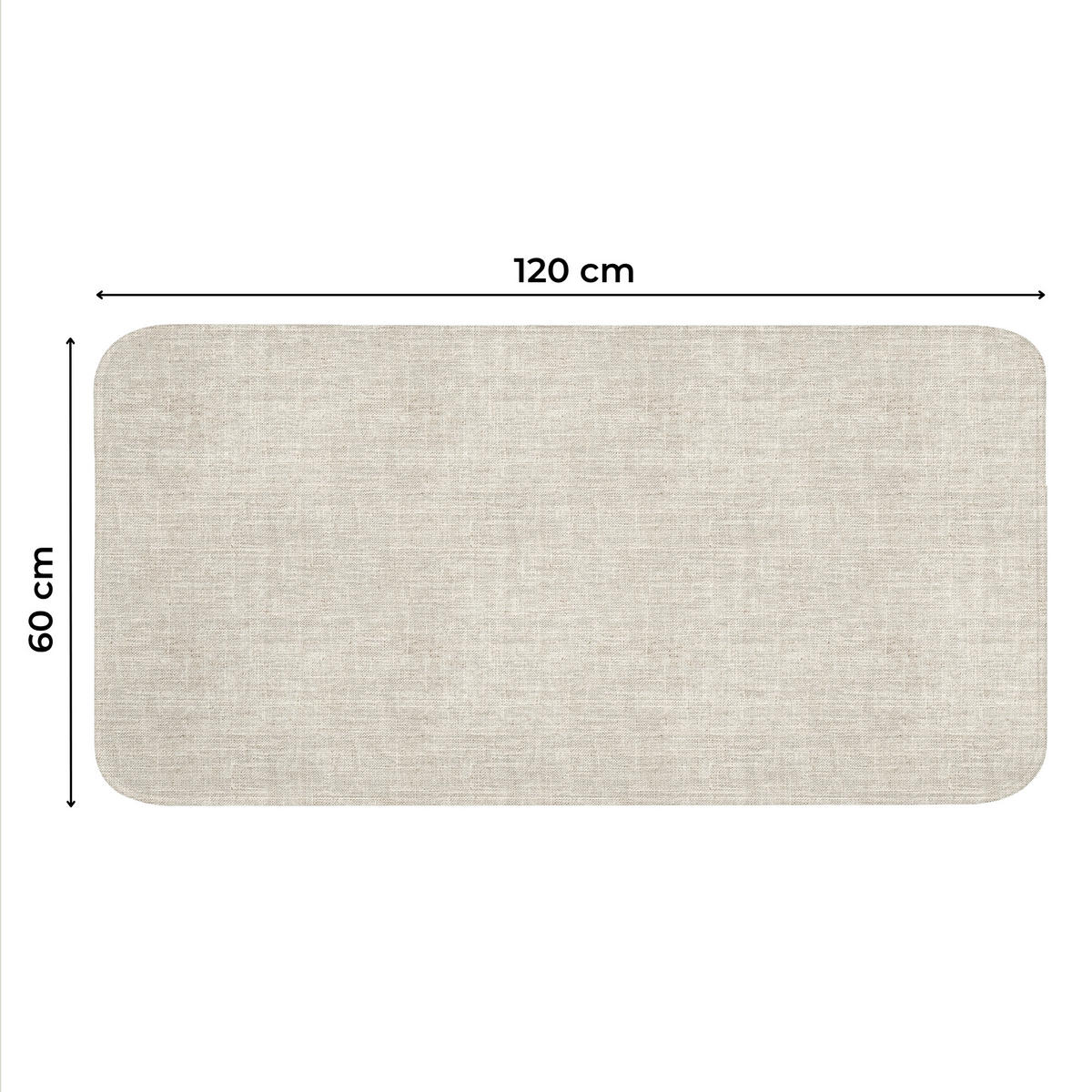 WC PŘEDLOŽKA Povlečení - Textura - Béžová 120x60 cm - béžová, textil/plast (120/1cm) - OnlyWow