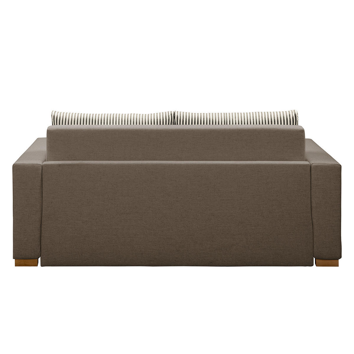SCHLAFSOFA - Taupe/Hellbraun, Textil (193/90/90cm) - home24