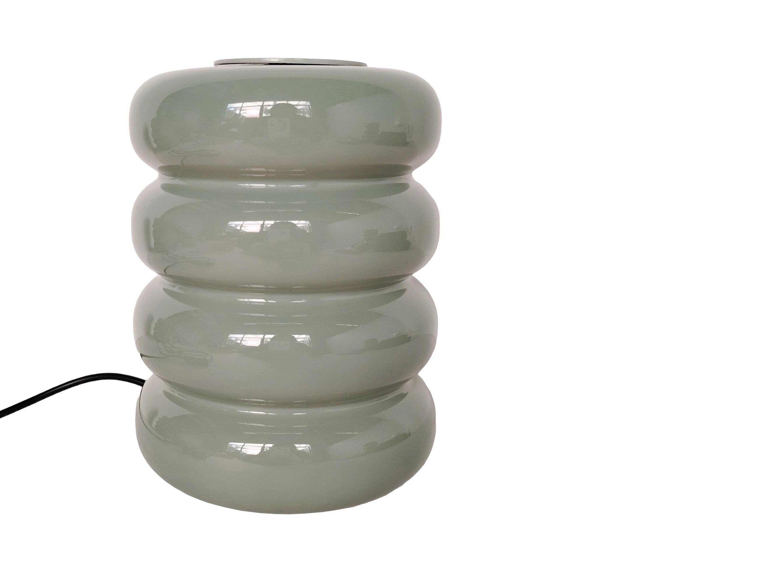 TISCHLAMPE Aro - Grün - 12/12/16,5 cm - Grün, Glas (12/12/16cm) - Leitmotiv