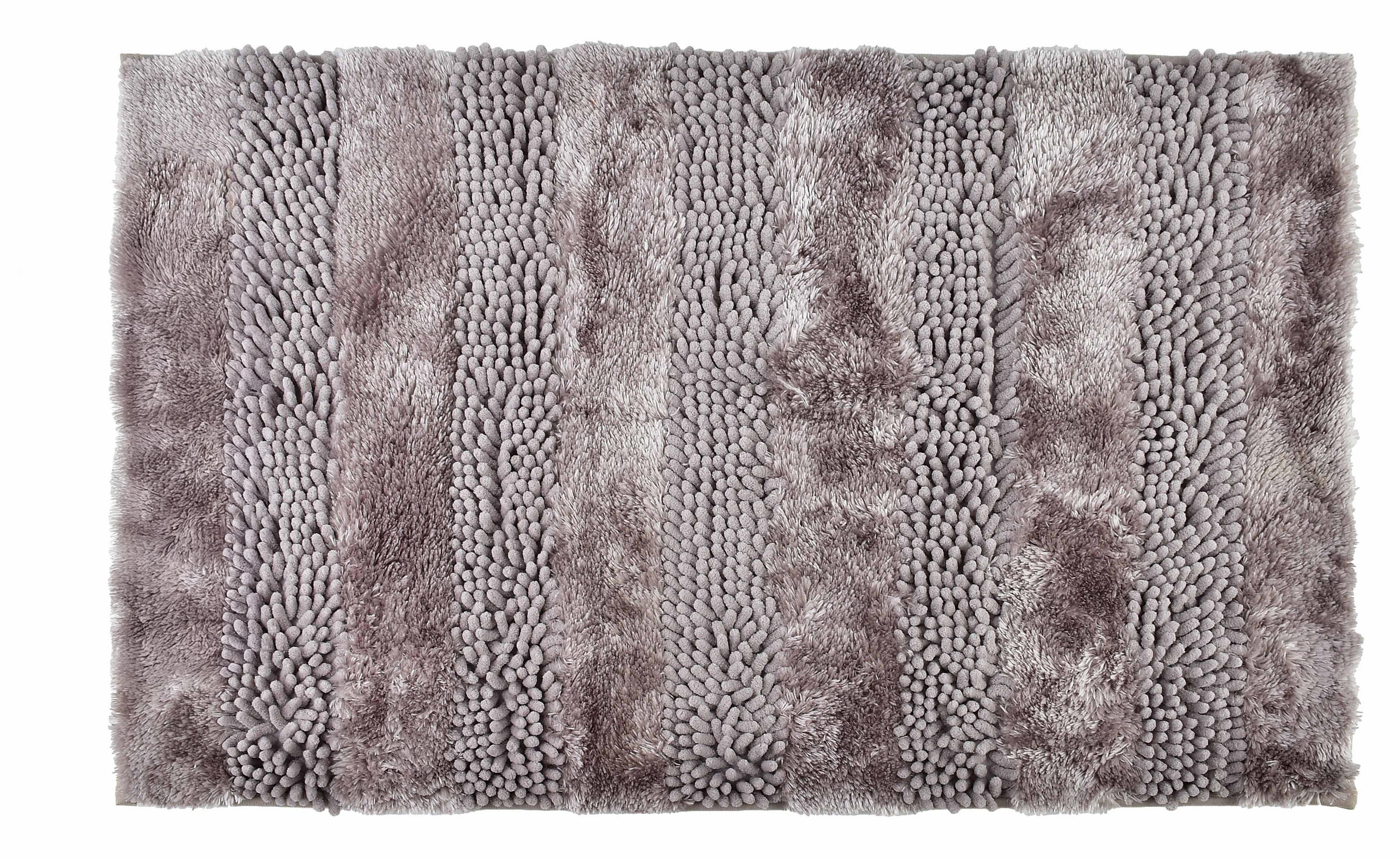 BADTEPPICH Zac Grau 80/50/2 cm Textilien - Grau, Textil (50/80cm) - Mondex