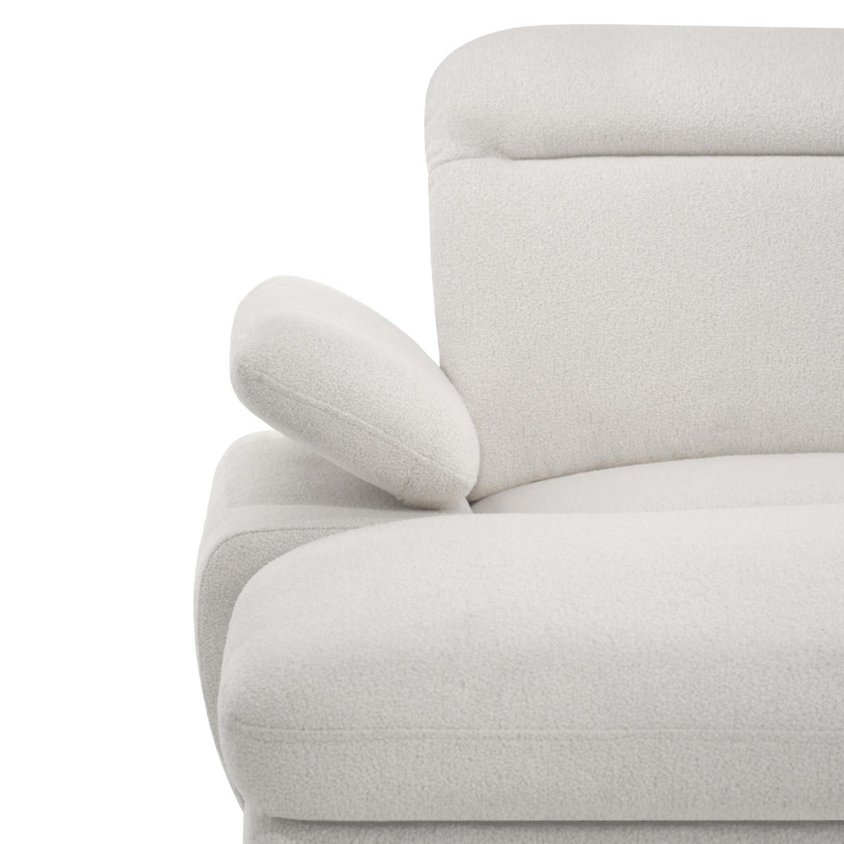 SEDACÍ SOUPRAVA Sora U s funkcí spaní, nastavitelnou hloubkou sedu, opěrkami hlavy a područkou, 365 cm, světle béžová, levá - černá/béžová, textil (365/107/235cm) - Beautysofa