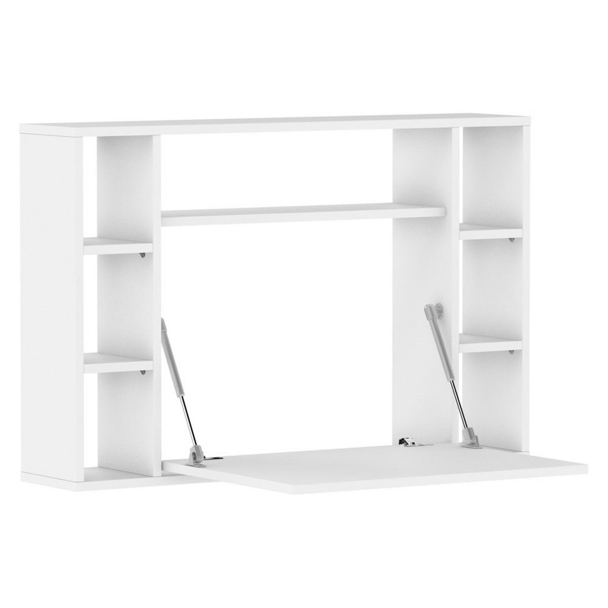 SCHREIBTISCH Weiß 94/62/62 - Weiß, Holzwerkstoff (62/94/62cm) - RAUMHIRSCH FURNITURE