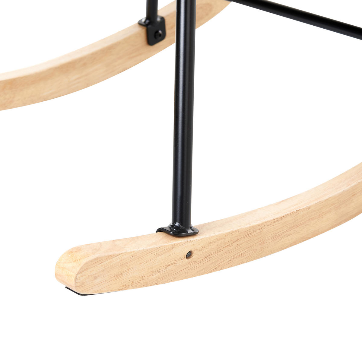 SCHAUKELSESSEL Hellblau Arset - Blau/Schwarz, Textil (71/104/83cm) - Beliani