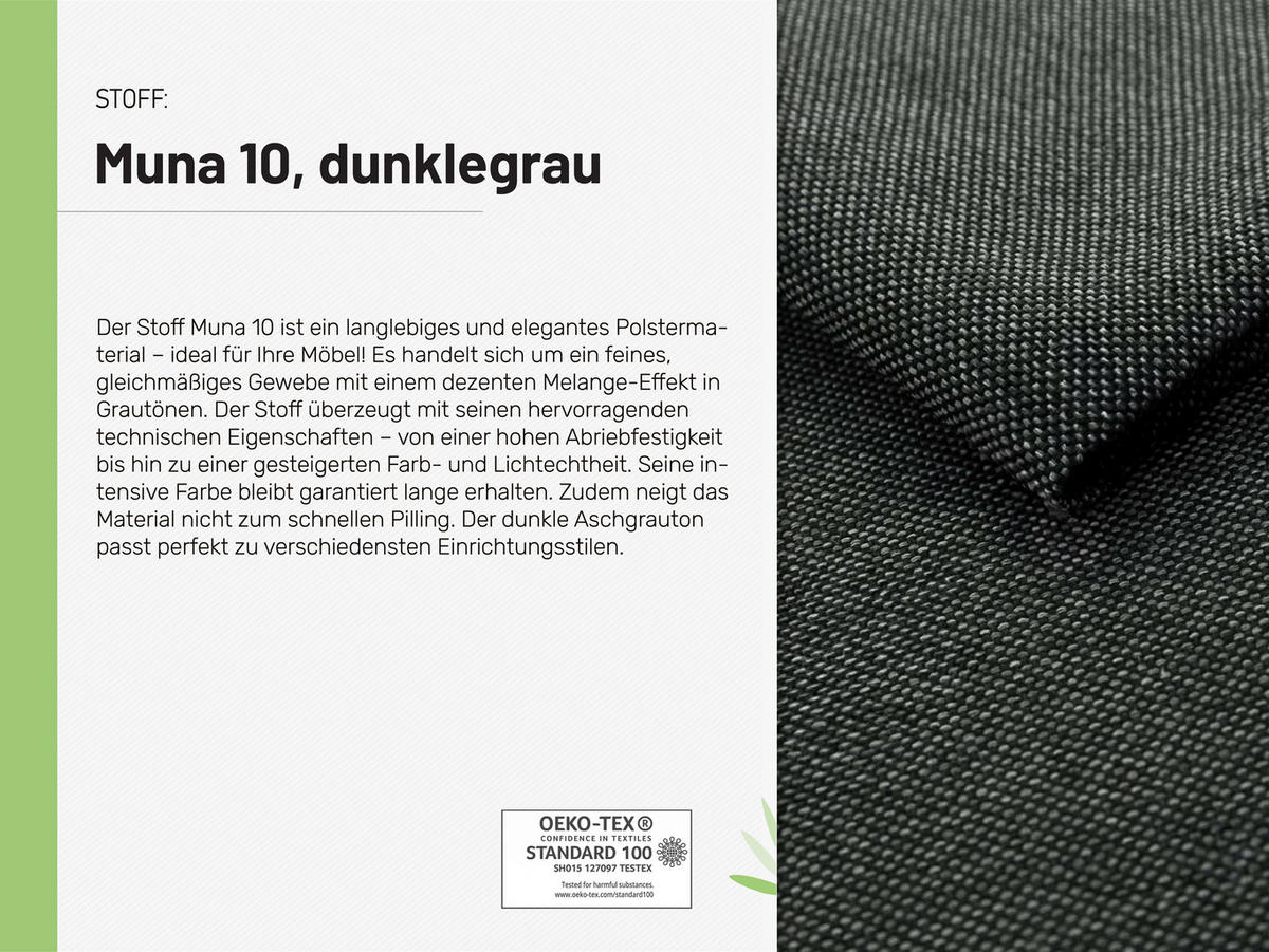 3-SITZER-SCHLAFSOFA ELMA mit Bettfunktion, anthrazit - Anthrazit, Holz (92.5/79/230cm) - Panda Möbel