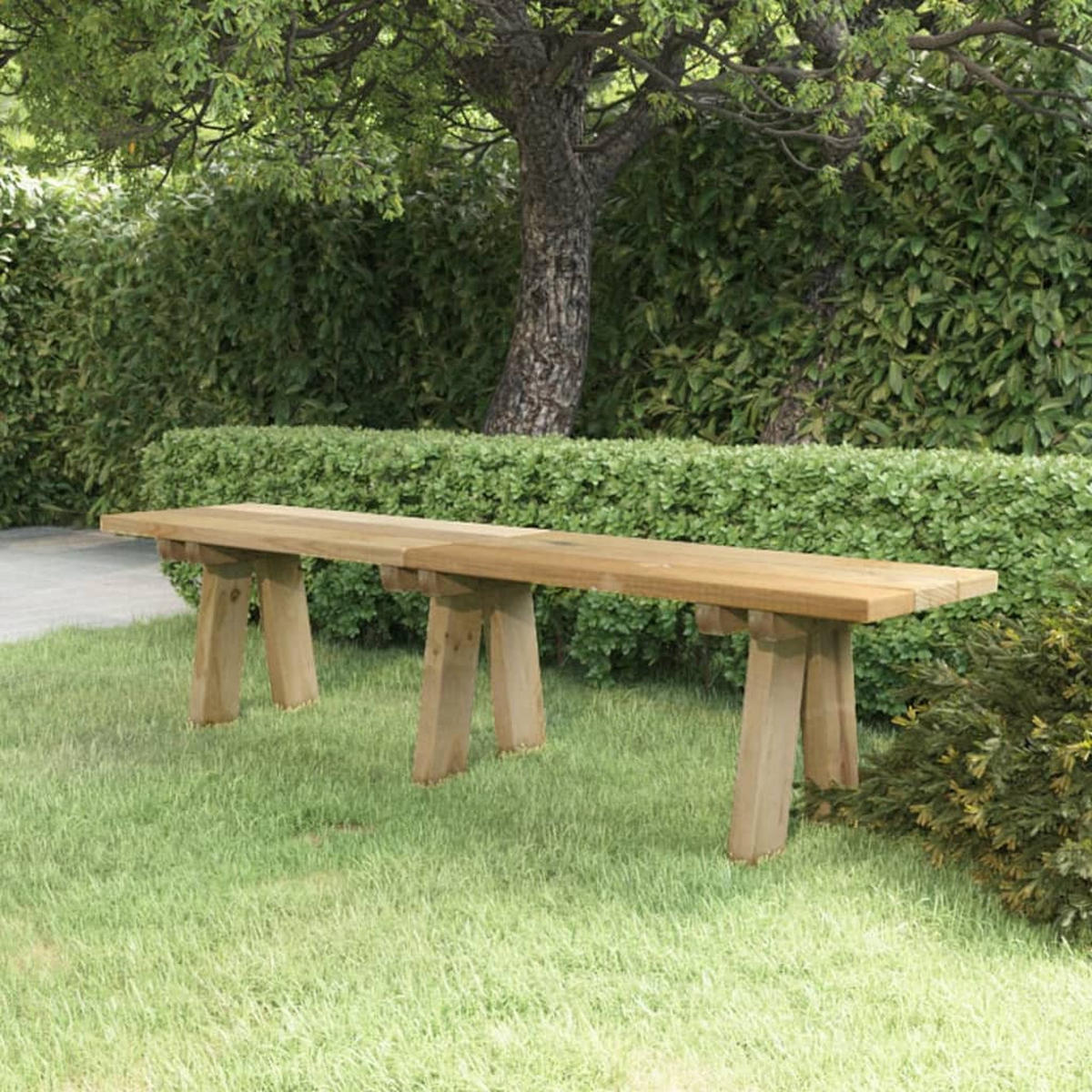 GARTENBANK 160 cm Massivholz Kiefer Imprägniert - Braun, Holz (160/45/38cm) - furnicato