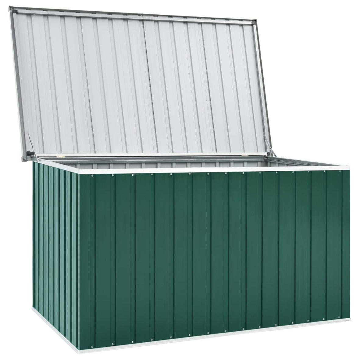GARTENBOX GRÜN 171X99X93 CM - Grün, Metall (171/93/99cm) - vidaXL