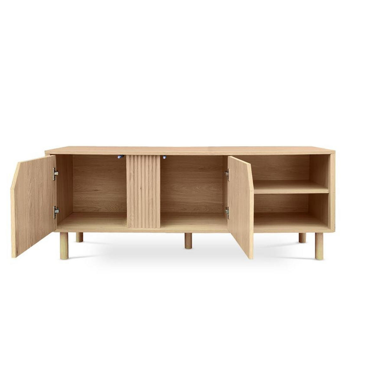 TV-MÖBEL Skandinavisches, 140 cm, Eichenoptik - SOAN - Eichefarben, Holzwerkstoff (140/56/40cm) - Sicaan