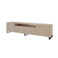 LOWBOARD SENI-S 200x53x41 cm - Artisan - Schwarz/Eiche Artisan, Holzwerkstoff (200/53/41cm) - ALTDECOR