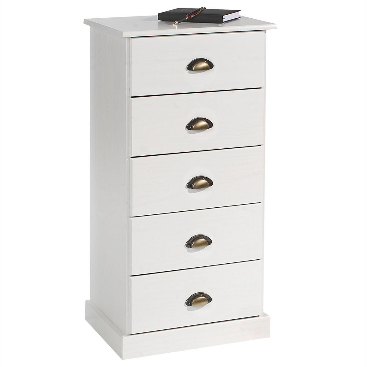 KOMMODE PARIS - Weiß, Holz (48/95/39cm) - IDIMEX