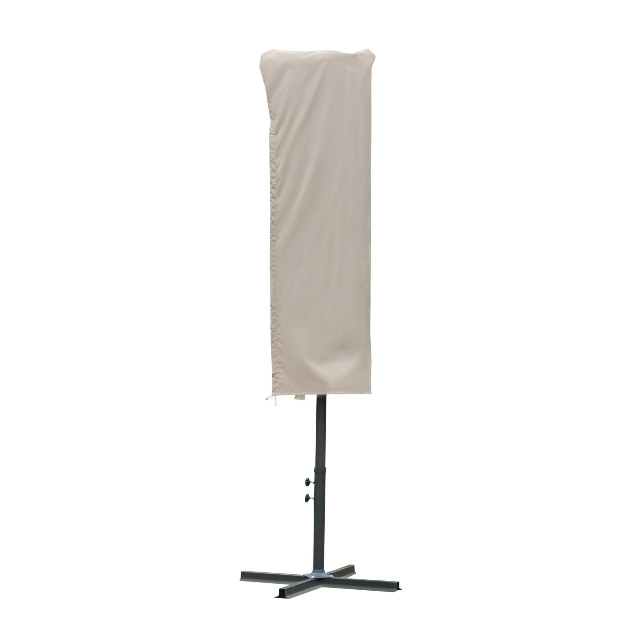 SONNENSCHIRMHÜLLE, Polyester-Gewebe mit PU-Beschichtung, Khaki - Braun, Kunststoff (60/160/60cm) - Outsunny