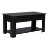 COUCHTISCH UTAH / 100x50cm - Schwarz - Schwarz, Holzwerkstoff (104/62/74cm) - Weber Industries