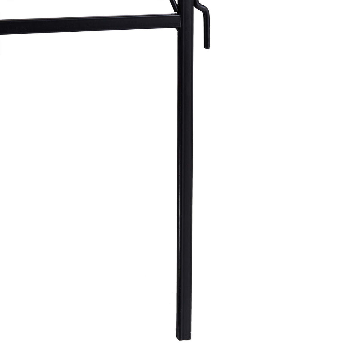 RANKGITTER Schwarz 3er-Set Metall 122x31 cm - Schwarz, Metall (33/122/1cm) - Relaxdays