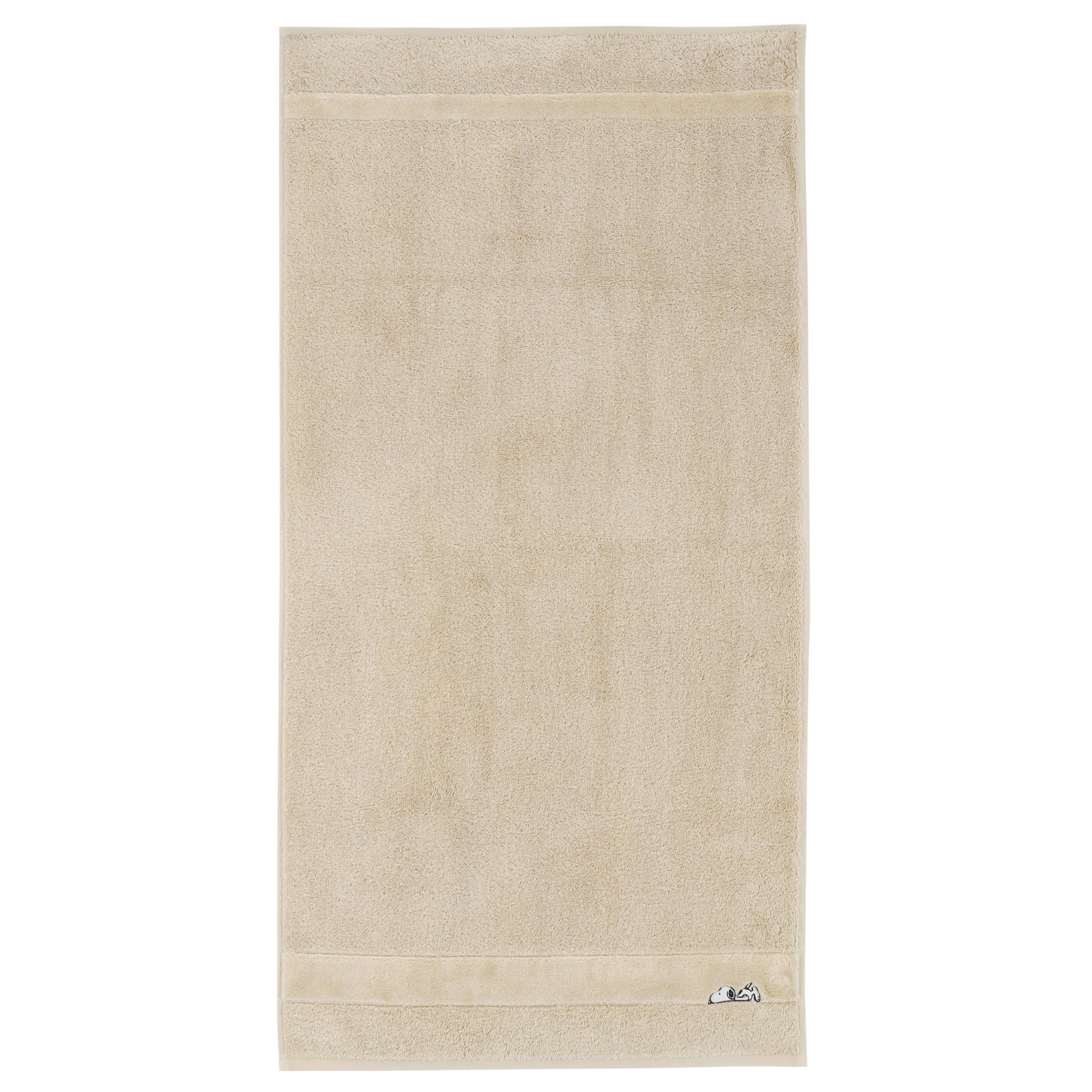 HANDTUCH PEANUTS SLEEPY SNOOPY TIBET - 6100 - Beige, Textil (50/100cm) - Vossen