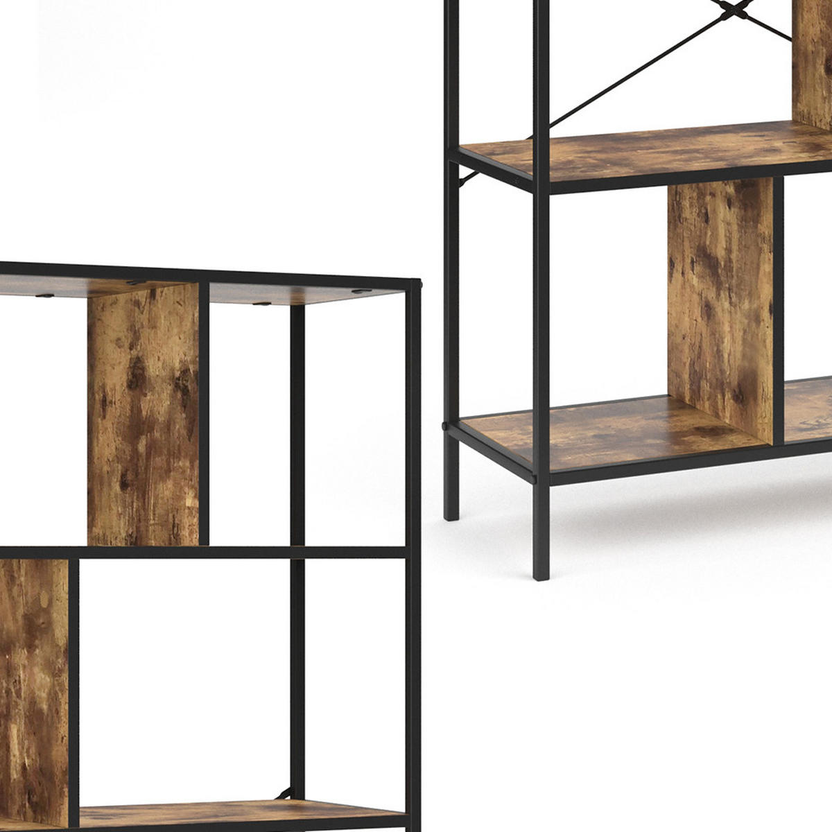 BÜCHERREGAL Fyrk Antikholz 80 x 146 cm - Alteiche, Holzwerkstoff (80/146/30cm) - Vicco