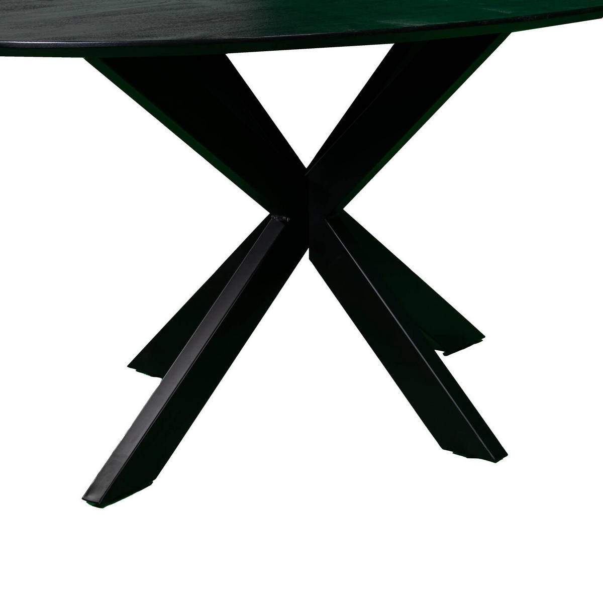 ESSTISCH, dreieckig aus Holz 160cm, schwarz - Schwarz, Holz (160/120/76cm) - Giga Meubel