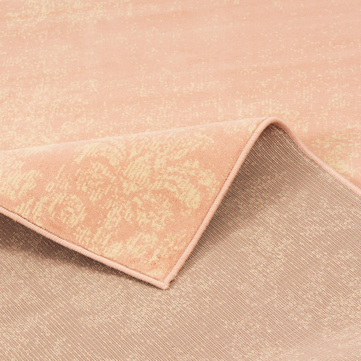DESIGNER KURZFLOR TEPPICH MODERNE MUSTER - Rosa, Textil (120/170cm) - Pergamon