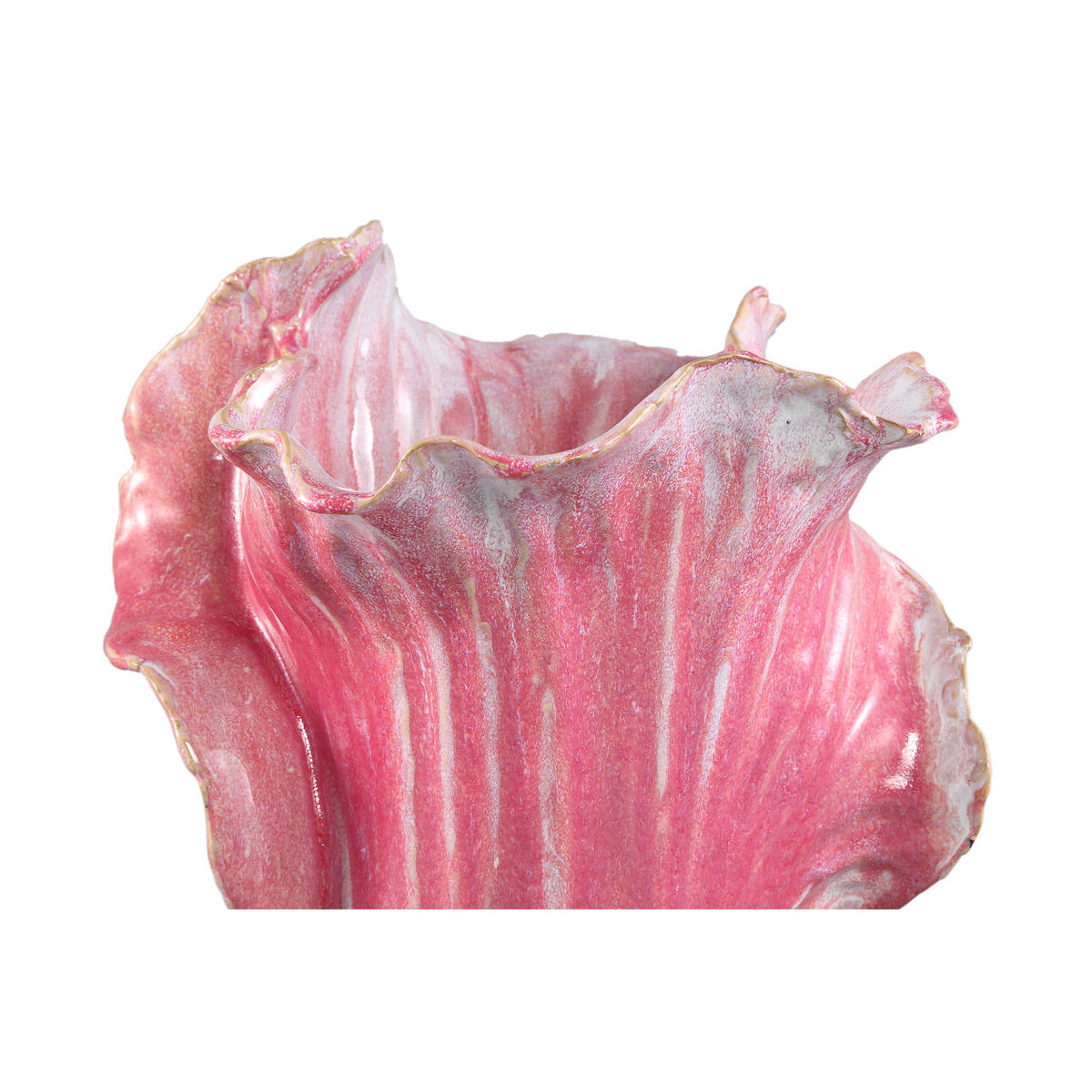 TOPF Swing Rosa 34.5/29.5/42.5cm - Pink, Keramik (42.5cm) - PTMD Collection